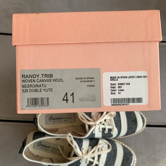 Gaimo Laced Linen Espadrilles size 41 - Picture 12 of 13